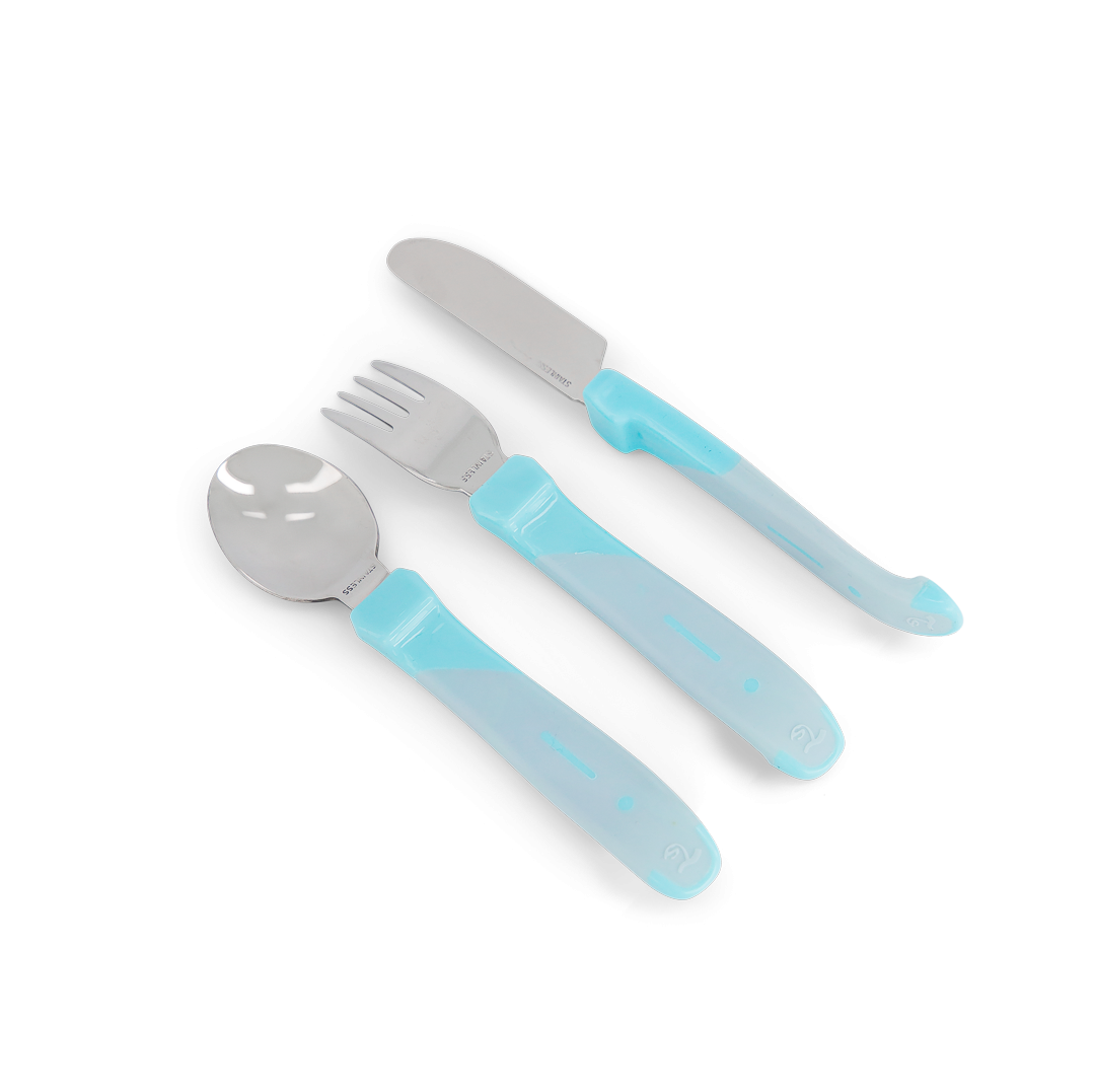 Learn Cutlery 6+m Pastel Blue