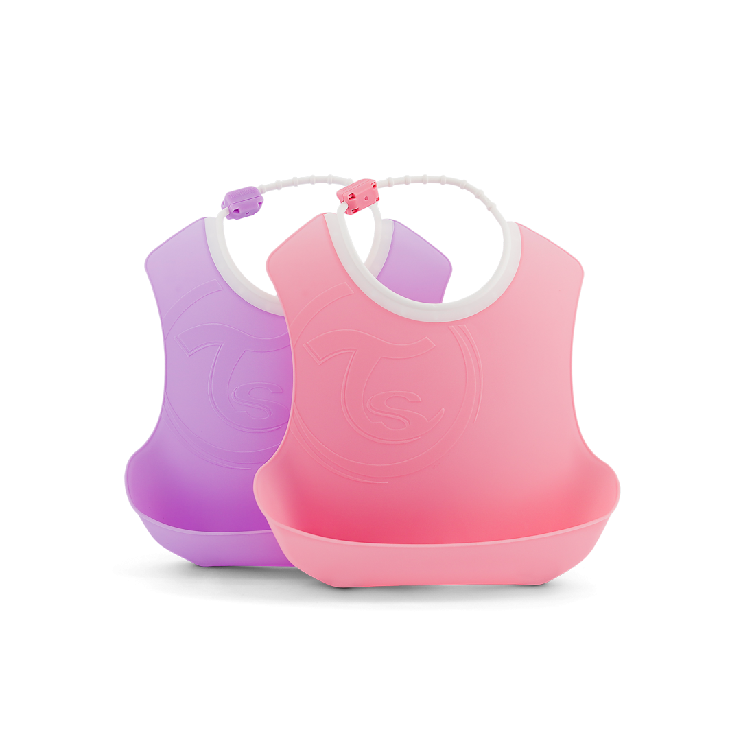 Bib 4+m Pastel Pink Purple