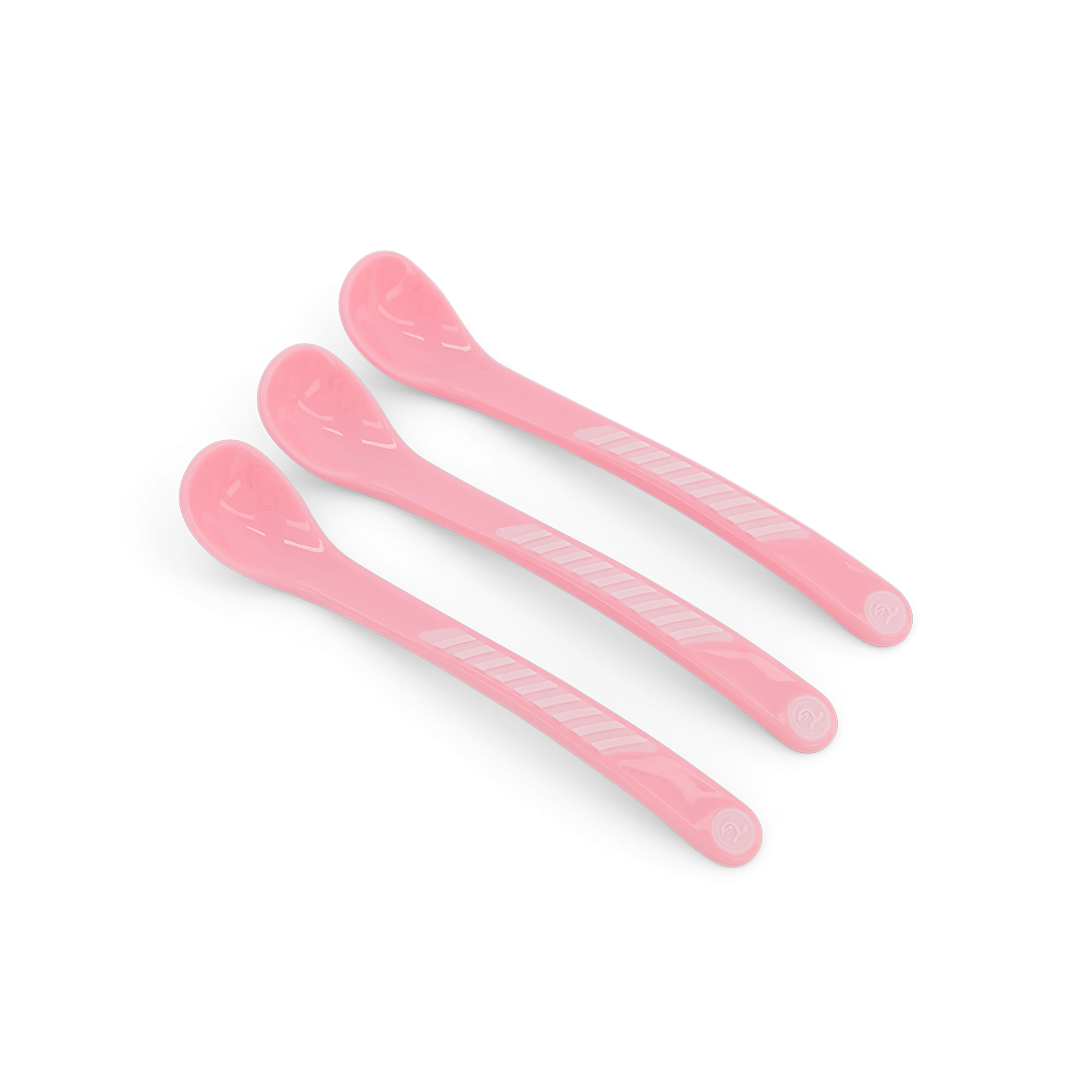 Feeding Spoon 4+m Pastel Pink x3