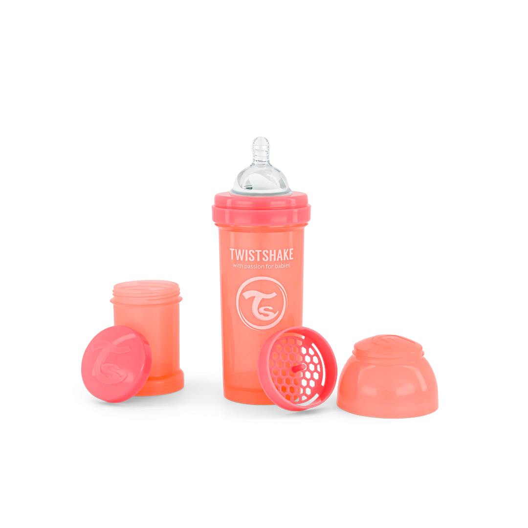 Anti-Colic Bottle 260ml Pearl Pink